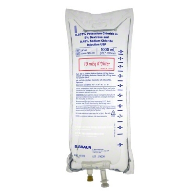 B.Braun Potassium Chloride Injections L6340 One Case