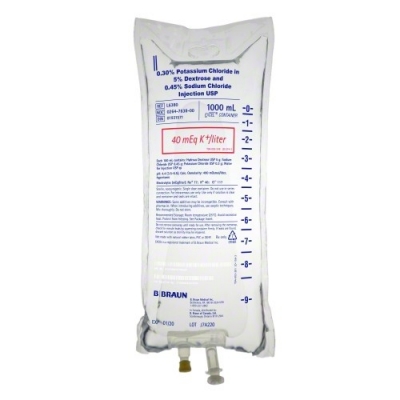 B.Braun Potassium Chloride Injections L6380 One Case