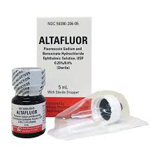 AltaFluor Generic Fluress Opht 0.4% 0.25% drops 5ml by Altair Pharma Generic Name:
FLUORESCEIN/BENOXINATE
Description:
ALTAFLUOR DR 0.25-0.4% 5ML
NDC:
59390-0218-05 59390-218-05 59390021805 5