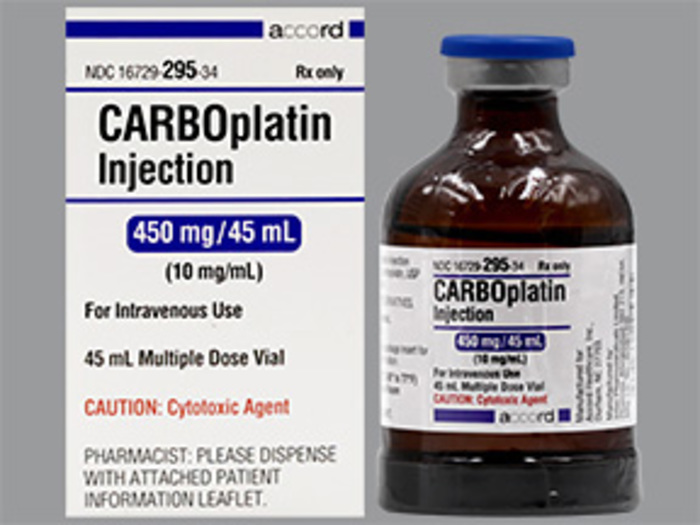 Rx Item-Carboplatin 450MG 45 ML Multi Dose Vial by Accord Healthcare Injection USA Gen Paraplatin