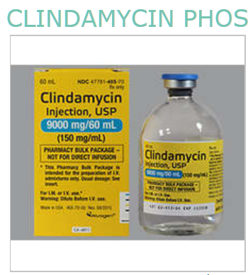 RX ITEM-Clindamycin Phosphate Inj 150Mg/Ml 900 Mg-6 Ml Single Dose Vial  25X6 Ml