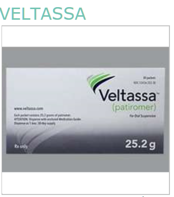 Rx Item-Veltassa 25.2 Gm Powder 30 By Relypsa Inc. Refrigerated