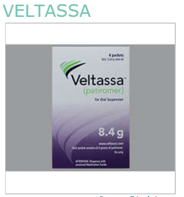 Rx Item-Veltassa patiromer calcium sorbitex 8.4 Gm Powder 4 By Relypsa Refrigera
