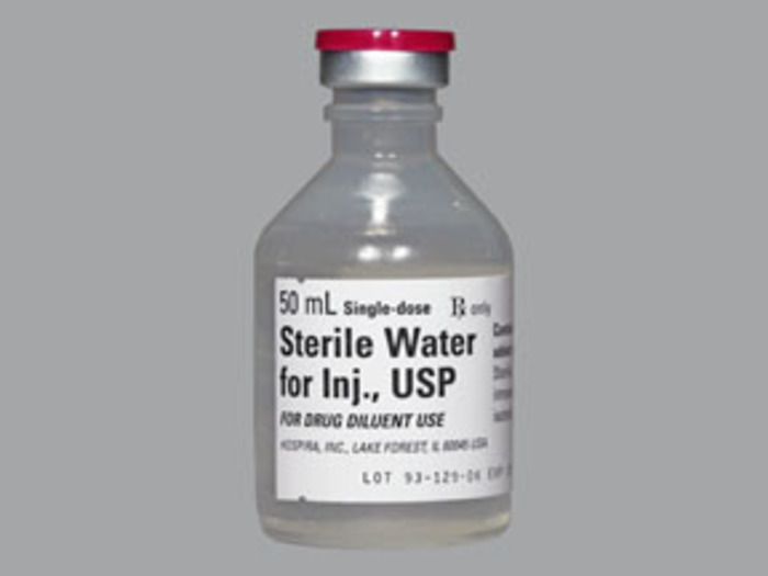 RX ITEM-Water Sterile Solution 25X50Ml By Hospira Worldwide