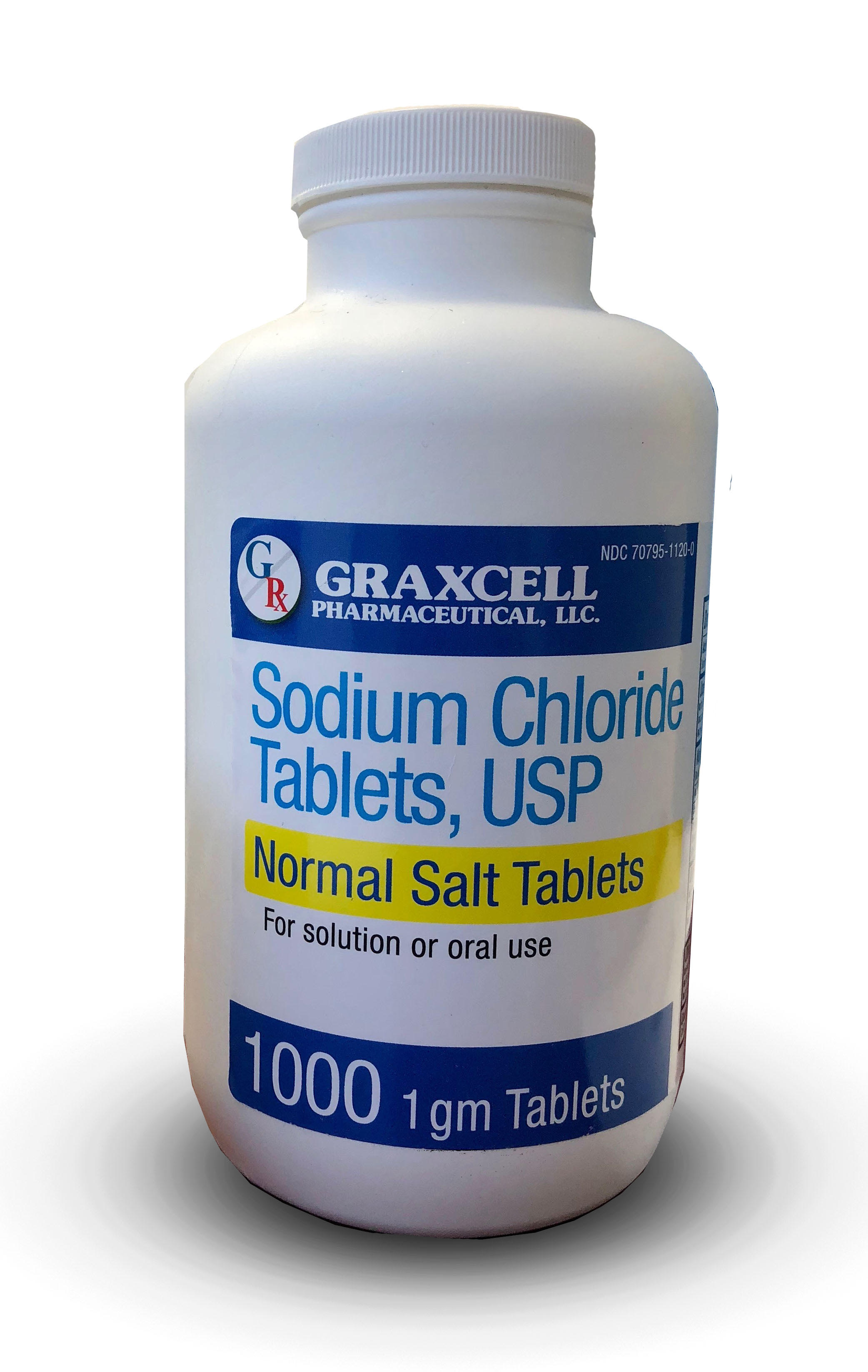 SODIUM CHLORIDE TABL 1 GRAM 1000 by Graxcell Pharma