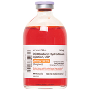 Doxorubicin Hcl Injection 2Mg/ml - 200mg By Actavis