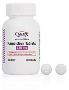 Famciclovir Tab 125mg By Camber Pharmaceuticals
