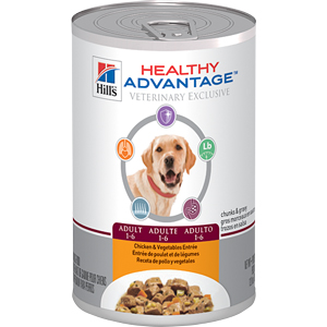 Healthy Advantage Canine Adult Chicken & Vegetables Entree 12.8 oz - - Healthy A