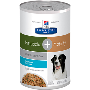 Hills Prescription Diet Canine - - Metabolic + Mobility Vegetable & Tuna Stew 12
