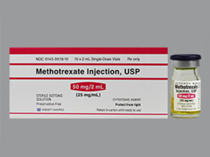 Rx Item-Methotrexate 25Mg/Ml Vial 10x2ml By Westward Pharma