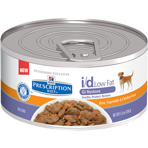 Hills Prescription Diet Canine I/D - - Low Fat Gi Restore Rice Vegetable & Chic