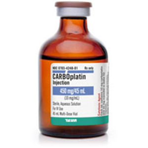Carboplatin Injection 10 Mg/ml By Teva Pharmaceuticals
