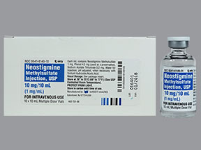 Rx Item-Neostigmine Methylsulfate 10Mg Vial 10X10Ml By Westward Pharma