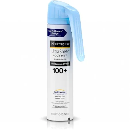 Neutrogena Ultra Sheer Spray Spf 100 5 Oz By J&J Consumer
