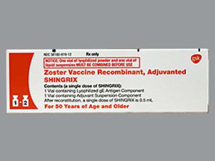 Rx Item-Shingrix Vaccine Kit Rzv Herpes Zoster Shingles 1 Dose/2 Vials By Glaxo