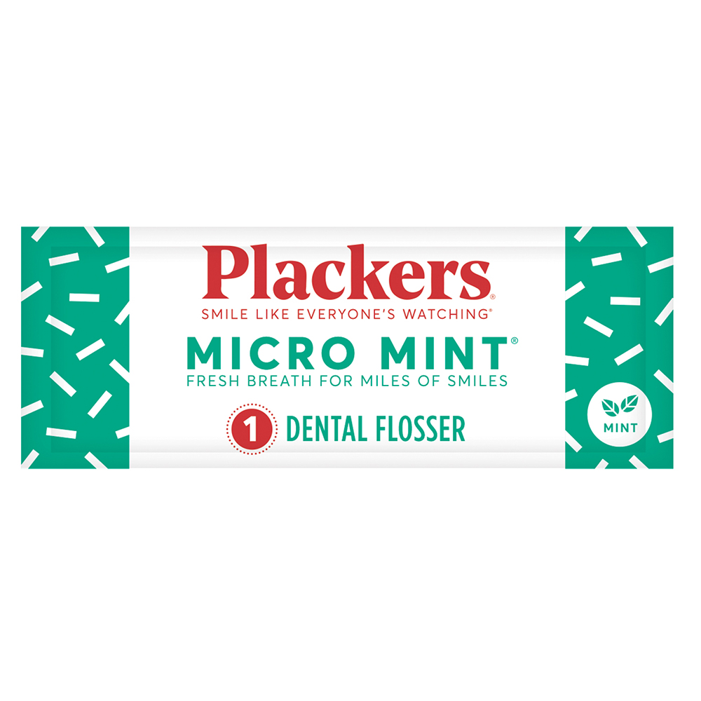 Plackers Flossers Micro Mint 1 Count Case Of 1000