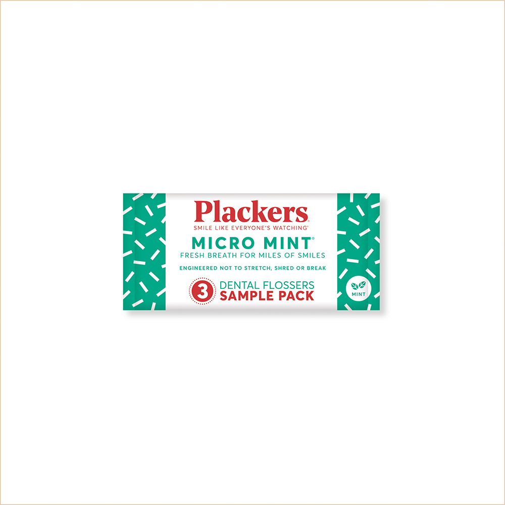 Plackers Flossers Micro Mint 3 Count Case Of 864
