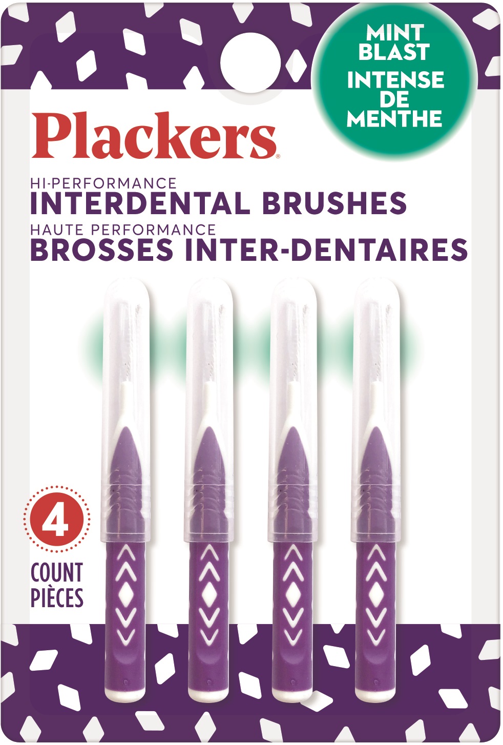 Plackers® Hi Performance Interdental Brushes 4 Count Of 24-71706/SA120RM-AM-3