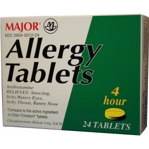 Allergy Chlorate 4mg Tablet 24 Count By Major Pharma