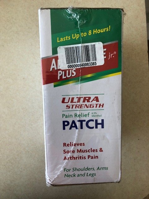 Ultra Strngth Pain Relief Ptch 36/Cs 1 Count One Case Of 36