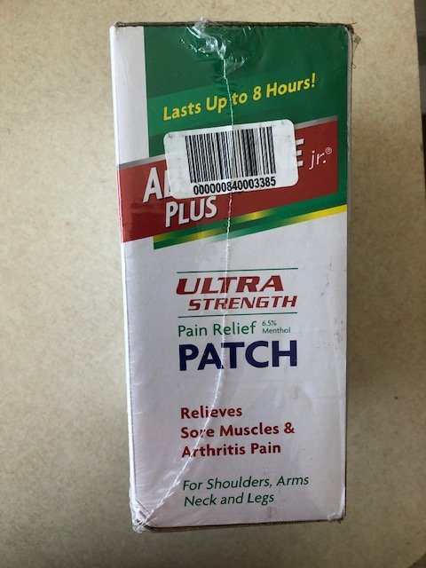 Absorbine Jr. Ultra Strngth Pain Relief Ptch 36/Cs 1 Count One Cas