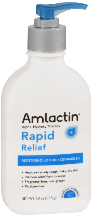 Case of 12-Amlactin Rapid Relief Restoring Lotion + Ceramides 7.9 Oz 