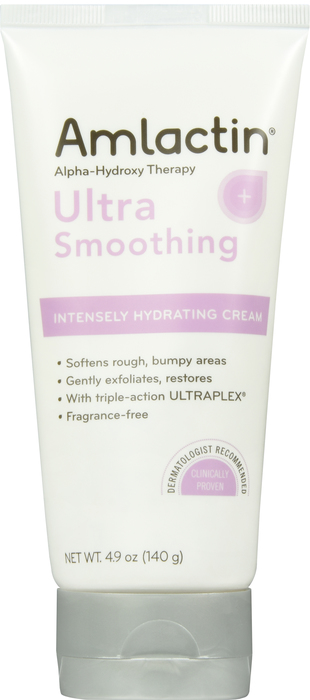 Case of 12-Amlactin Ultra Smoothing Intenselyhydrating Cream 4.9 Oz 