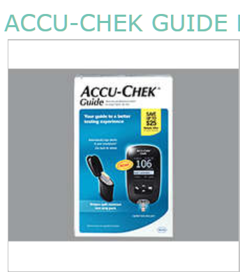 Accu-Chek Guide Meter Kit By Roche Diagnostic 