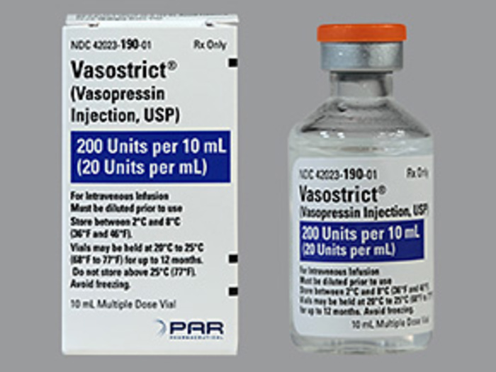 Rx Item-Vasostrict PF 200 Unit Vial 10ml By Par Pharma