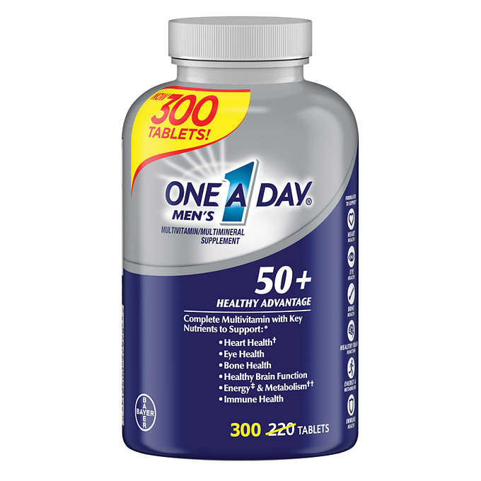 One-A-Day Men's Multivitamin Multimineral 50+ 300 Tablets