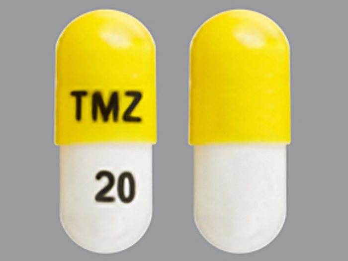 Rx Item-Temozolomide 20mg Cap 14 By Accord Pharma Gen Temodar