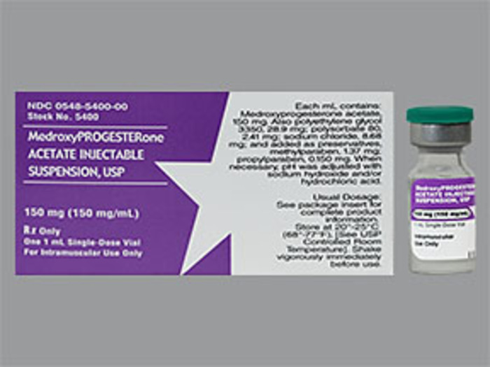 Medroxyprogesterone Acetate 150mg/ml Vial 1ml by Amphastar  Gen Depo Provera