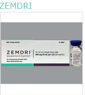 Rx Item-ZEMDRI (PLAZOMICIN)- plazomicin injection BY Achaogen, Inc. 500MG/10ML 