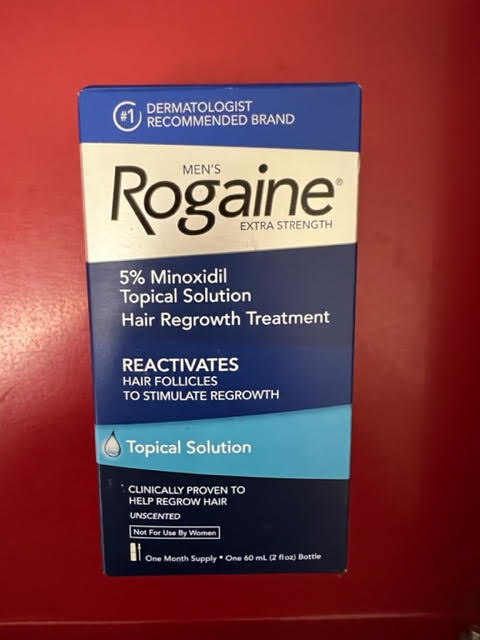 Case of 12--Rogaine Men Solution Xstr Unscented  1 Month 2 Oz By J&J 