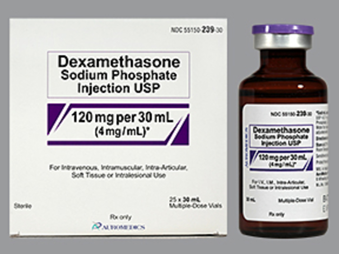 Rx Item-Dexamethasone 4Mg/Ml (120Mg/30Ml) Vial 25X30Ml By Auromedics Decadron