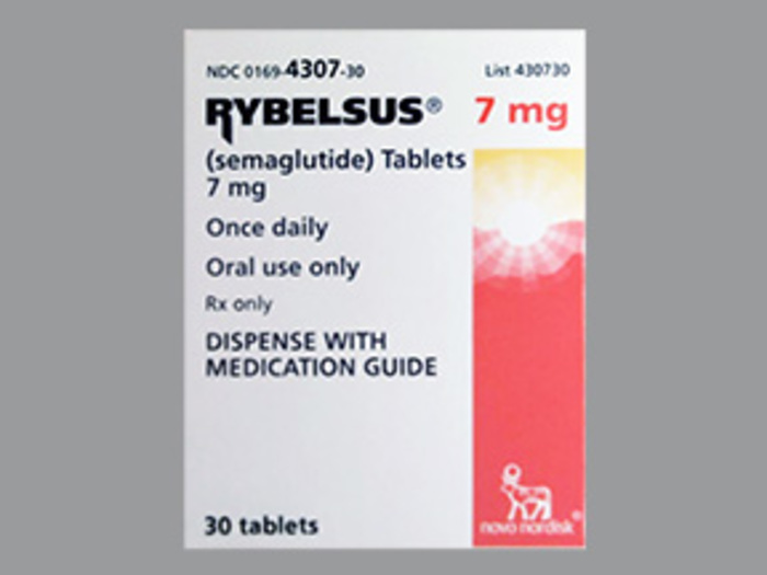 Rx Item-Rybelsus 7MG 30 Tab by Novo Nordisk Pharma USA Semaglutide 