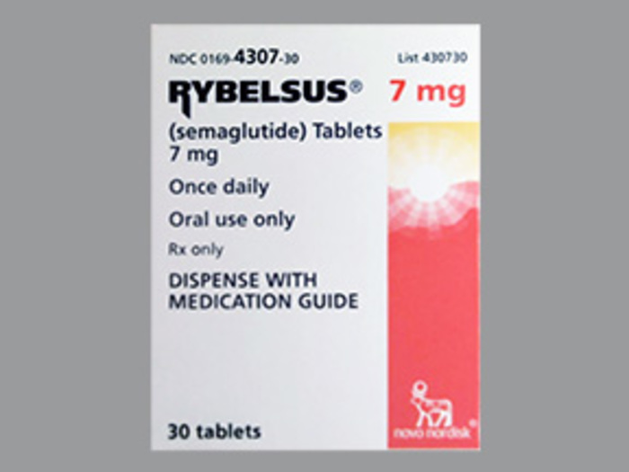 Rx Item:Rybelsus 7MG 30 TAB by Novo Nordisk USA Semaglutide