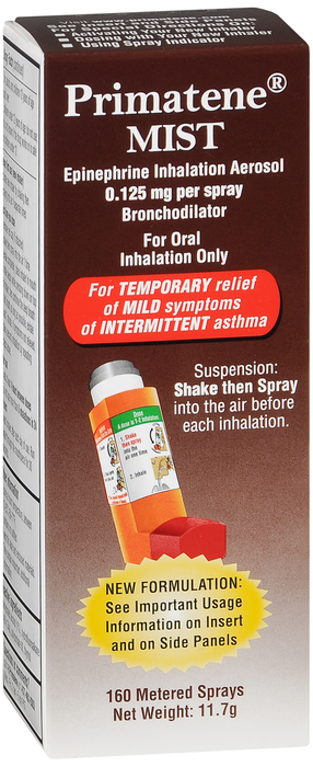 Case of 24-Primatene Epinephrine Mist Inhaler 0.125MG 11.7GM by Armstrong