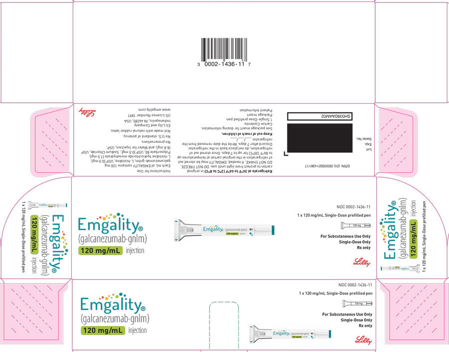 '.Emgality GALCANEZUMAB 120 Mg/M.'