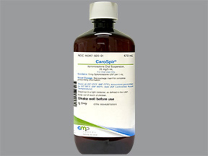 Rx Item-Carospir 25MG/5ML Spironolactone 473 ML Suspension by Cmp Pharma USA -Brand 