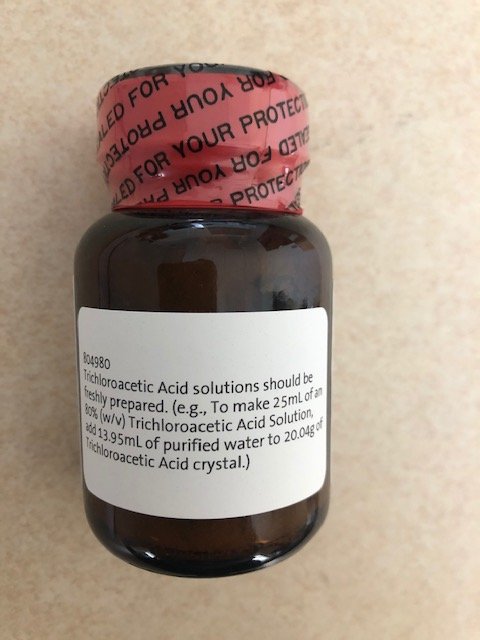 Trichloroacetic acid Ds Acid 80% Crystal 25ml By Fagron RX Item-Trichloroacetic acid Ds Acid 80% Crystal 25ml By Fagron Item No.:RX51552-0364-02 NDC No.: 51552-0364-02 51552-364-02 5155236402515520