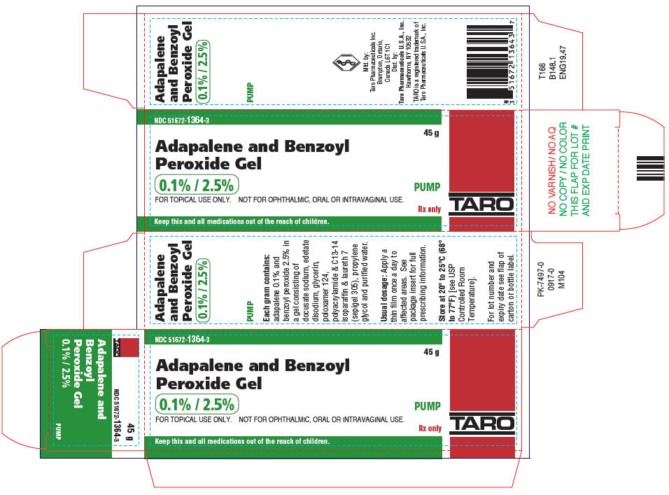 Rx Item-Adapalene-Benzoyl Peroxide 0.1-0.025 45 GM Gel by Taro Pharma USA Gen Epiduo