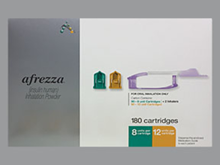 Rx Item-Afrezza 180 INH-Keep Refrigerated - by Mannkind Pharma USA 