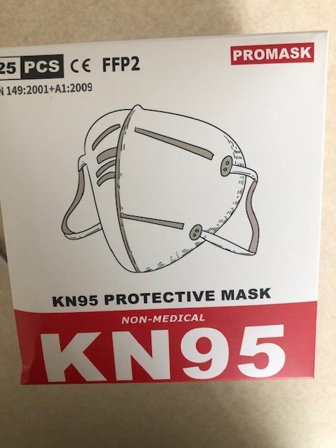 KN95 5 PROTECTIVE MASKS Box of 25 PCS by PROMASK ELECTRONIC