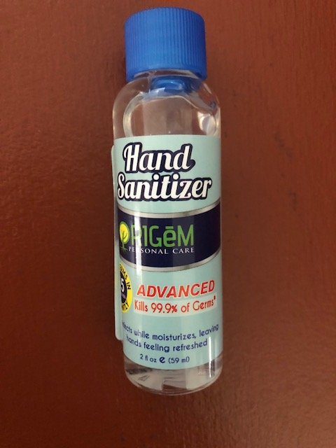 Hand Sanitizer 2 oz Rigem Personal Care by Chemco Corp.FL