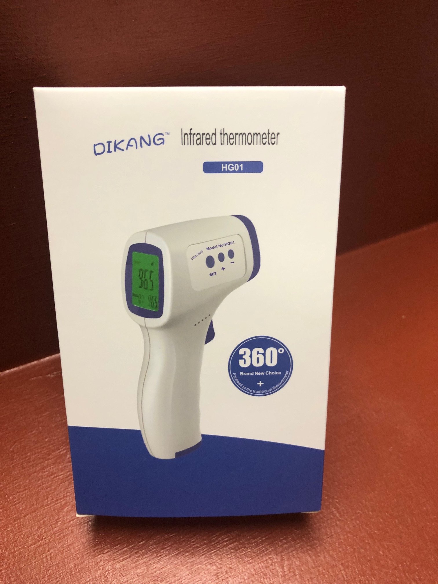 DIKANG INFRARED DIGITAL THERMOMETER TOUCHFREE FOREHEAD 