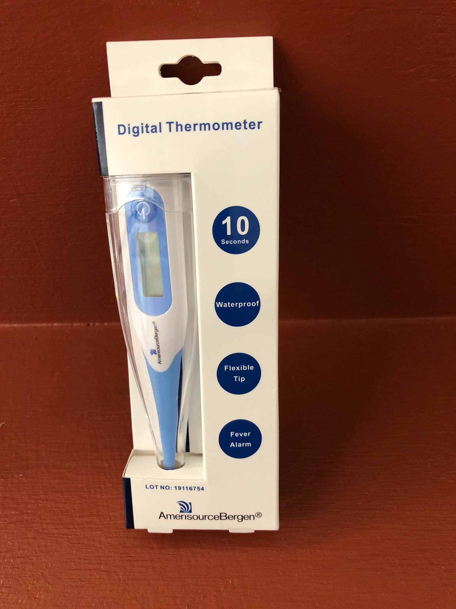Digital Thermometer 10 seconds waterproof Fever Alarm Rigid Tip