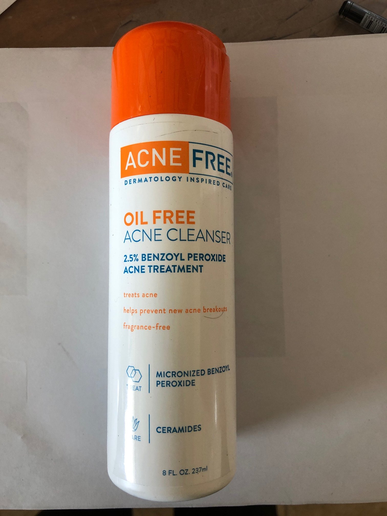 Acne free cleanser discount