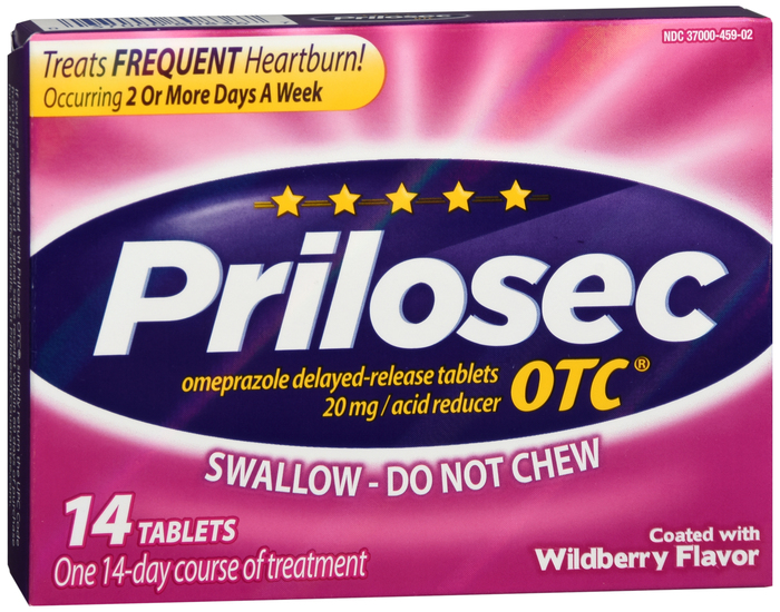 Prilosec OTC Tablet Wild Berry 14Ct By Procter & Gamble Dist Co