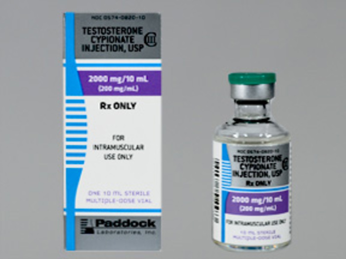 DEA- Cl3-Testosterone Cypionate 200MG/ML 10 ML Vial  by Perrigo Pharma USA 